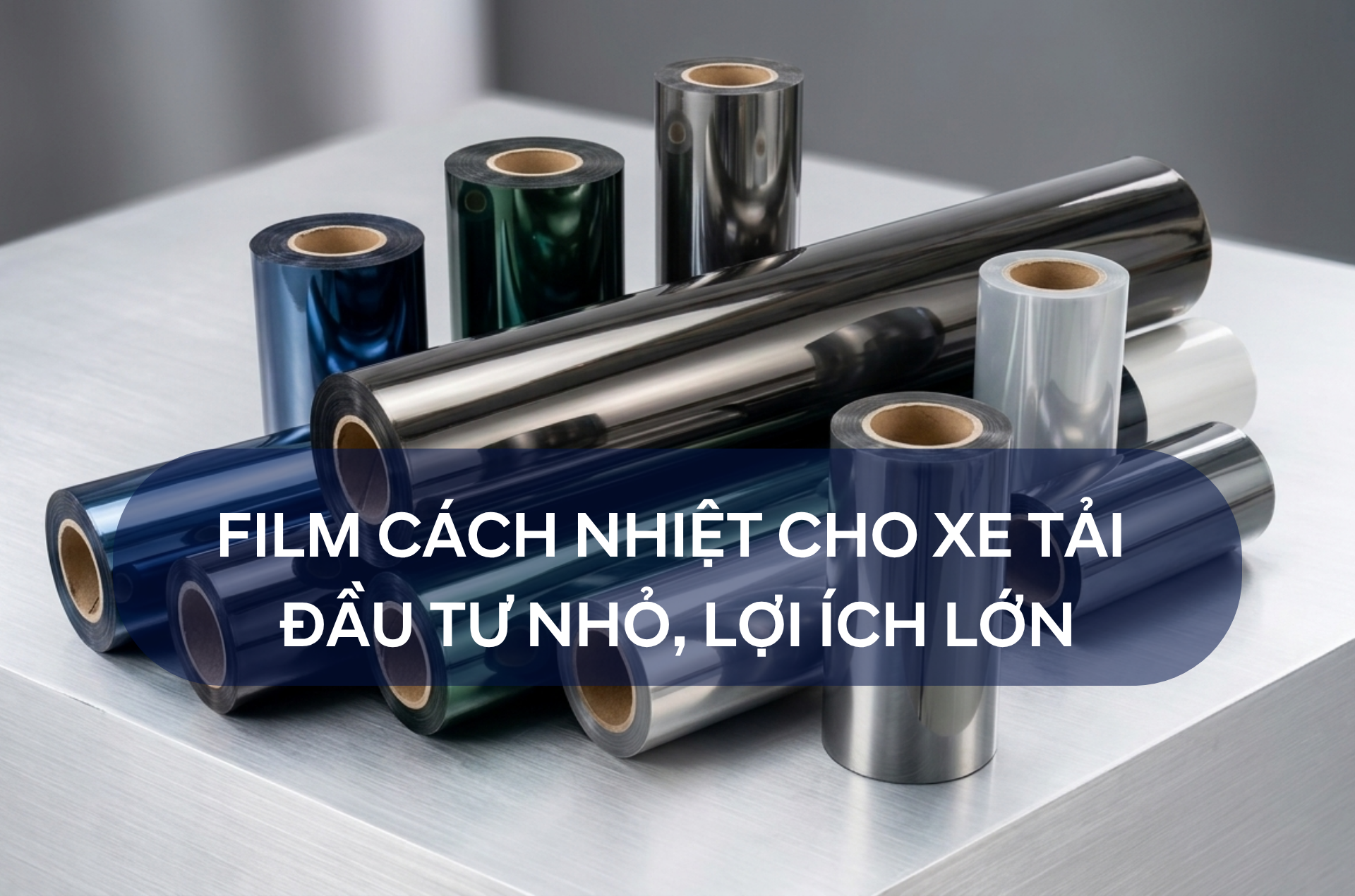 FILM CÁCH NHIỆT CHO XE TẢI ĐẦU TƯ NHỎ, LỢI ÍCH LỚN
